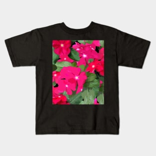 Magenta Impatiens Kids T-Shirt